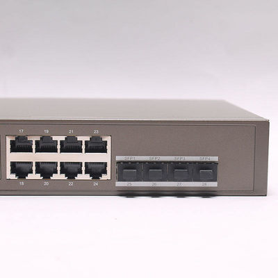 TEG5328F 24 Port L3 Managed Switch with Customizable QoS Function and 10*10/100/1000 Ethernet 4*1000 SFP Gigabit Switch