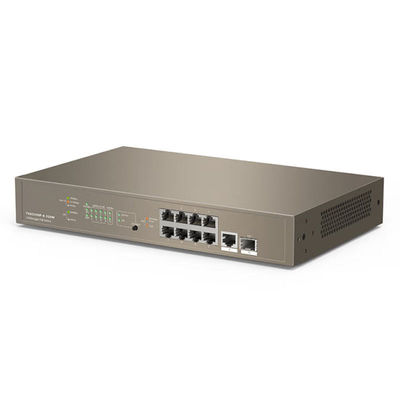 TEG5310P-8-150W 10/100Mbps 16 Ports L3 Managed PoE Switch Switcher 13 Inches SFP Gigabit Switch for Your Requirements