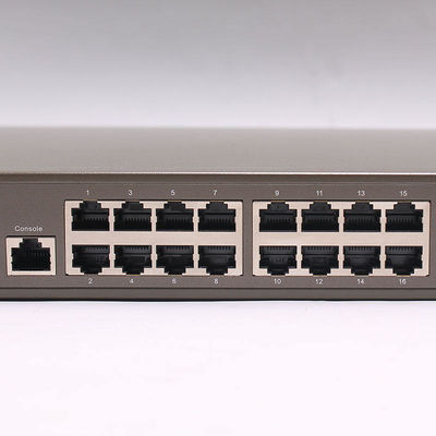 TEG5328P-24-410W personnalisé commutateur POE géré L3 Puissance de 370W et VLAN 802.1Q pour les ports Ethernet Base-T 24*10/100/1000