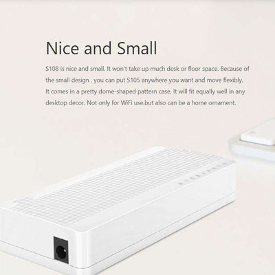 16 Ports Fast Ethernet RJ45 Switcher Full/Half Network Switch LAN Hub with Full-Duplex Communication