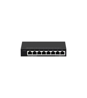 Interruptor de red Ethernet Gigabit de 8 puertos con PoE QoS SNMP Funciones VLAN Certificado por la FCC y Hub apilable de capacidad 10G