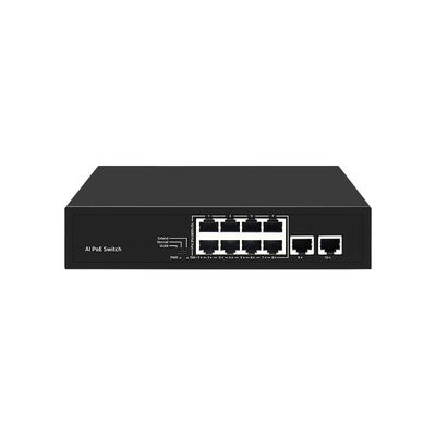 10 Ports AI PoE Enterprise Switch Le choix parfait pour la solution de réseau de bureau et à domicile