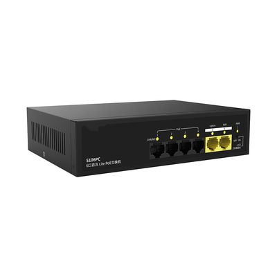 100 Mbit/s Commutateur PoE à double port Parfait pour les réseaux de surveillance sans fil à petite échelle dans des scénarios extérieurs et intérieurs