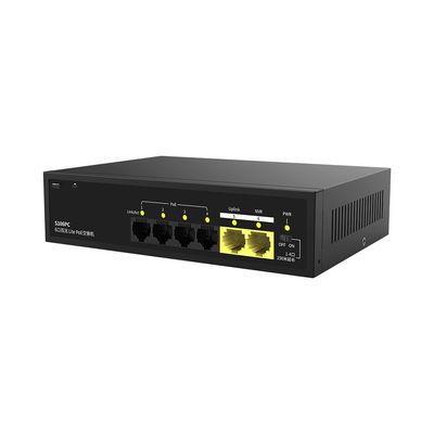 100 Mbit/s Commutateur PoE à double port Parfait pour les réseaux de surveillance sans fil à petite échelle dans des scénarios extérieurs et intérieurs