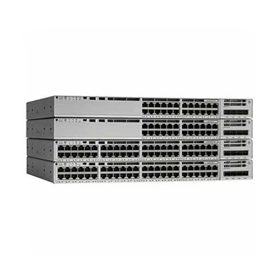 Commutateur Capacité 24 ports Commutateur de données personnalisé avec 4x10g Uplink Network Essentials C9200L-24T-4X-E