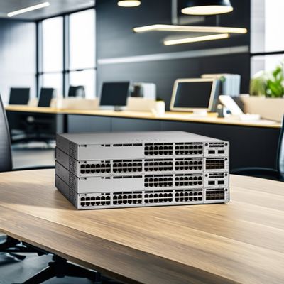 Maximize Your Network Efficiency with Customized Size C9300x-48 Tx-A9300 48 Port Mgig Data Only Network Advantage Switch