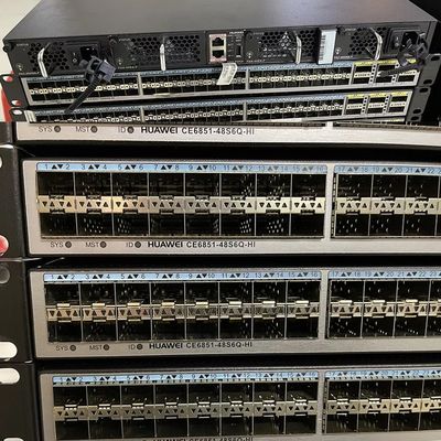 Customized Size Switch CE6851-48S6Q-HI 48-Port 10G SFP and 6-Port 40GE QSFP with 2*FAN Box Port-side Intake AC Power Supply