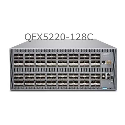 10/100/1000Mbps Tasa de transmisión de 64 puertos QSFP / QSFP28 Switch administrado QFX5210-64C-AFO2 para el rendimiento de la estación de trabajo