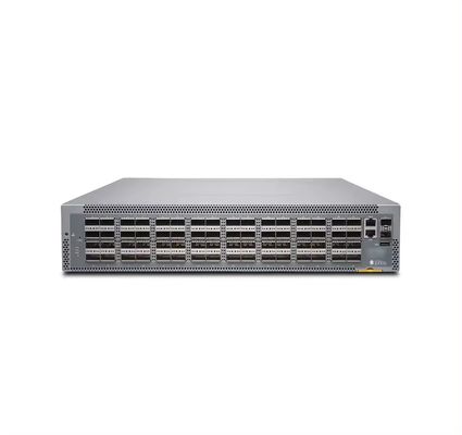 10/100/1000Mbps Tasa de transmisión de 64 puertos QSFP / QSFP28 Switch administrado QFX5210-64C-AFO2 para el rendimiento de la estación de trabajo