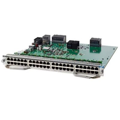 Modulo C9400-LC-48P de la serie 9400 personalizado con puertos 48 POE 10/100/1000 RJ-45 con configuraciones de red personalizables
