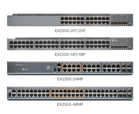 EX2300-24T-DC Commutateur Ethernet réseau 24 ports Fonction QoS 10/100/1000Mbps Taux de transmission pour une connectivité stable