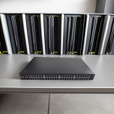 Conmutador Ethernet de Red Gigabit R8N87A de la Serie CX6000 personalizado con puerto 24 CL4 4SFP con velocidad de transmisión de 10/100/1000Mbps
