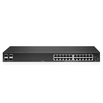 Réseau personnalisé CX 6200F 24G Classe 4 PoE 4SFP 370W JL724A Commutateur Ethernet Full-Duplex Mode de communication demi-duplex