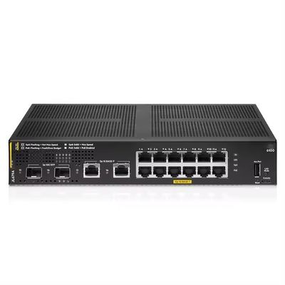 Réseau personnalisé CX 6200F 24G Classe 4 PoE 4SFP 370W JL724A Commutateur Ethernet Full-Duplex Mode de communication demi-duplex