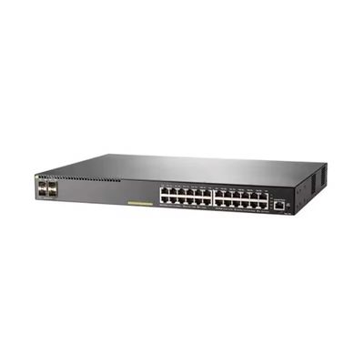 Promotion personnalisée Commutateur Ethernet réseau géré par 24 ports JL255A avec fonction SNMP et taille personnalisée