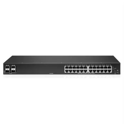 24-Port Gigabit Ethernet Switch Customized 6200f Series JL725A 24g Cl4 4sfp 370w with 10/100/1000Mbps Transmission Rate