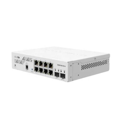 MIK-RO-TIK CSS610-8G-2S-IN SWITCH Eight 1G Ethernet Ports And Two SFP+ Ports For 10G Fiber Connectivity