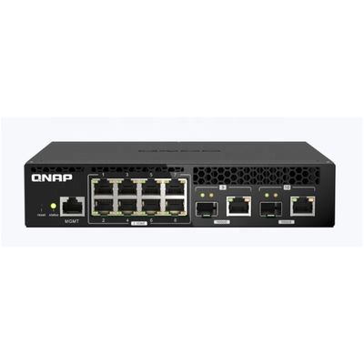 QSW-M2108R-2C Two 10GbE SFP+/RJ45 Composite Ports And Eight 2.5GbE Ethernet Ports Web-based NMS Switch