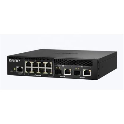 QSW-M2108R-2C Two 10GbE SFP+/RJ45 Composite Ports And Eight 2.5GbE Ethernet Ports Web-based NMS Switch