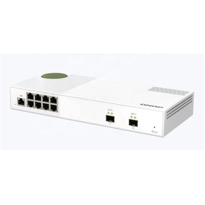 Original QSW-M2108-2S Two 10GbE SFP+ Ports And Eight 2.5GbE Ethernet Ports L2 Web-based NMS Switch