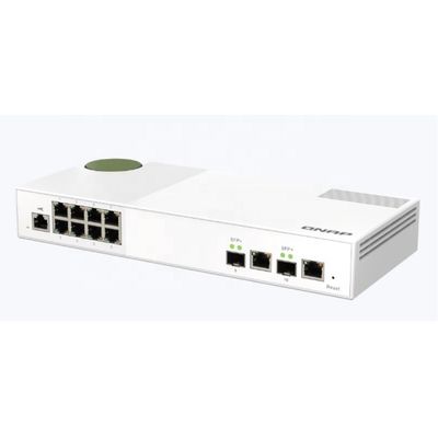 QSW-M2108-2C  Two 10GbE SFP+/RJ45 Composite Ports And Eight 2.5GbE Ethernet Ports Web-based NMS Switch