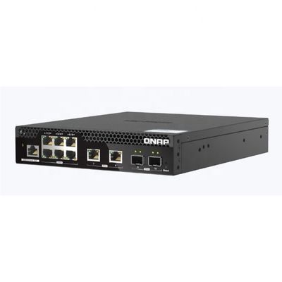QSW-M2106R-2S2T 6x2.5GbE RJ45 Port 2x10GbE RJ45 Port 2x10GbE SFP Optical Port L2 Web-based NMS Switch