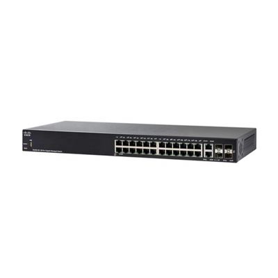 New Original SG350-28P-K9 Managed Rack-mountable 24 X 1G PoE+ Ports 2 X 1G Copper / SFP Combo + 2 SFP Uplinks Switch