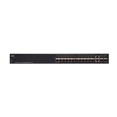 New Original SG350-28P-K9 Managed Rack-mountable 24 X 1G PoE+ Ports 2 X 1G Copper / SFP Combo + 2 SFP Uplinks Switch