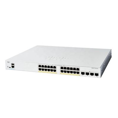 Compliant Managed Networking Switch 370W C1300-24FP-4G 24-Port Gigabit PoE+