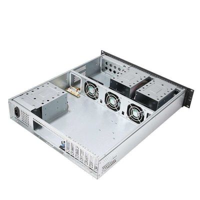 2U Servidor Cuadro 430*650*88mm 2U-Q2L Chasis de servicio con 3 ventiladores 8025 Ventiladores Procesador Servidores de frecuencia principal Molde privado NO