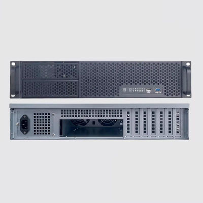 2U Servidor Cuadro 430*650*88mm 2U-Q2L Chasis de servicio con 3 ventiladores 8025 Ventiladores Procesador Servidores de frecuencia principal Molde privado NO