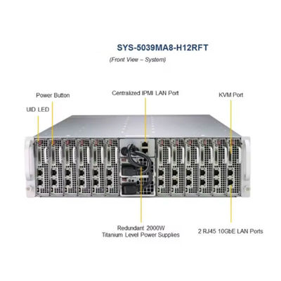 Top Performance Gpu Server Customized for Microcloud SYS-5039MA16-H12RFT X11 SYS-5038MR-H8TRF X10 SYS-5038MD-H24TRF