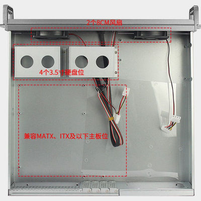 Original 32G Storage 2U Server Customized for Large Power Supply USB3.0 and Performance Industrial Computer Servers