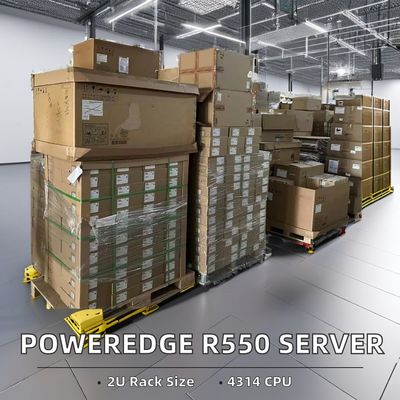 Or 5317 Processeur PowerEdge R550 Serveurs avec 16 Go DDR4 32 Go 64 Go Mémoire et processeur SSD HDD Excellente performance