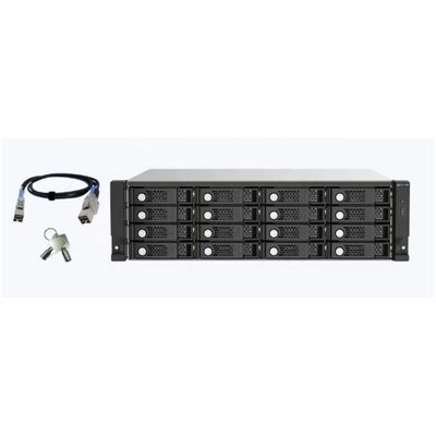 Nouveau stockage en réseau TL-R1620Sep-RP de base à châssis court 16 baies SAS 12 Gbps