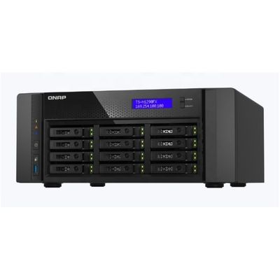 Nuevo almacenamiento en red original TS-h1290FX de 12 bahías U.2 NVMe SATA NAS soporte U.2 NVMe PCIe Gen 4 / SATA SSD