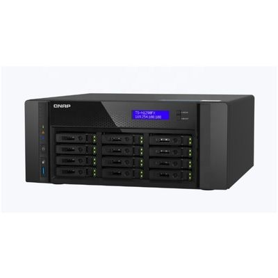Nuevo almacenamiento en red original TS-h1290FX de 12 bahías U.2 NVMe SATA NAS soporte U.2 NVMe PCIe Gen 4 / SATA SSD