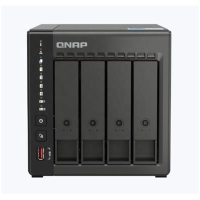 Nouveau système de stockage réseau NAS à 4 baies 2.5GbE original TS-466C-8G avec processeur quad-core N6005 en argent