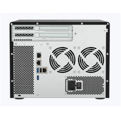 Nouveau stockage hybride TS-855X-8G NAS avec six disques durs de 3,5 pouces et deux disques SSD de 2,5 pouces
