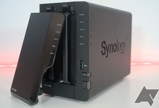 Brand New Networking Storage DS224 2-Bay Diskless NAS with USB Interface 2U Rackmount DiskStation SSD Interface