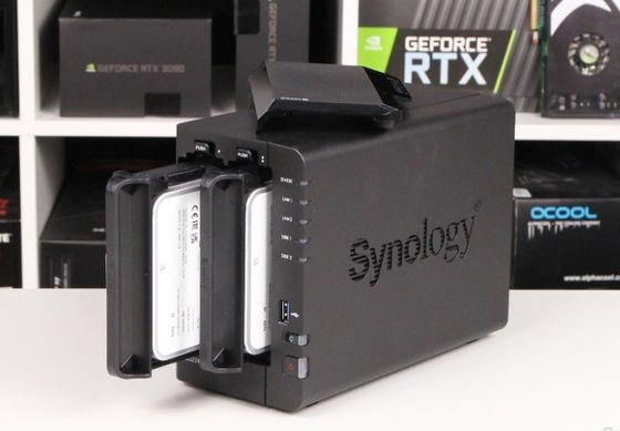 Brand New Networking Storage DS224 2-Bay Diskless NAS with USB Interface 2U Rackmount DiskStation SSD Interface