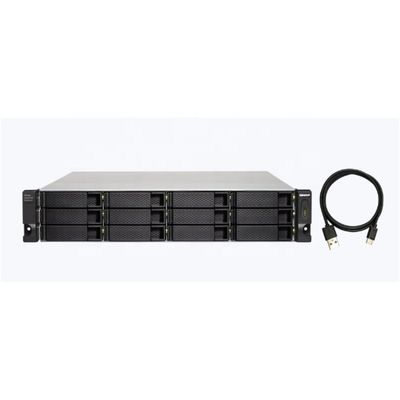 12-bay TL-R1200C-RP USB 3.2 Gen 2 Type-C Rack Storage Expansion Device ESATA Interface And Stock Ready