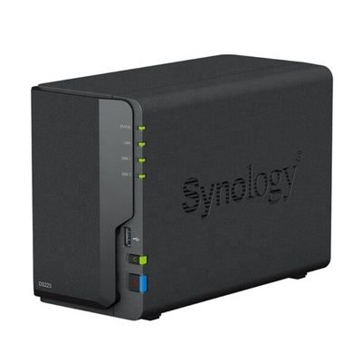 2 Bay Network Storage NAS  DS223 Enclosure 2 X 3.5/2.5in SATA HDD SSD Drive Bays