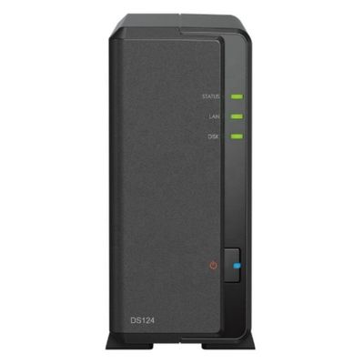 DS124 Network Attached Storage 1 Bay 3.5inch 1xGbE NAS Realtek RTD1619B Quad Core