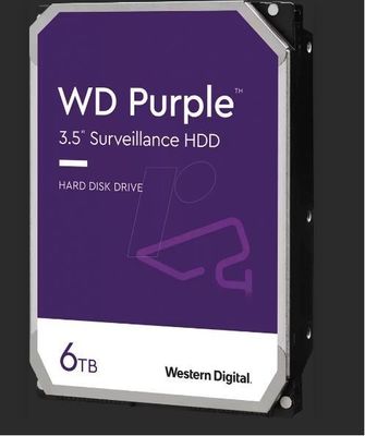 3.5" WD64PURZ 6TB WD Purple Surveillance Internal Hard Drive HDD