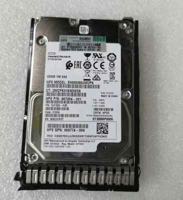 HPE 300GB 2.5" SFF 12Gbps 15K RPM Enterprise SC SAS HDD 870753-B21 with Noise Level of 1.5Gb/s
