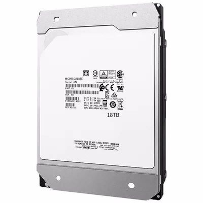 Disque dur à 7200 tours par seconde 18 To MG09SCA18TE 7.2K RPM SAS 12 Gb/s 512e 3.5in Serveur Disque dur interne 7 Go Capacité de disque unique