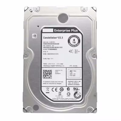 0DRMYH 4TB 7.2K 6Gb/s 3.5" SAS Hard Drives HDD ST4000NM0023 DRMYH Average Seek Time 12.0ms and Write Speed 100-200MB/S