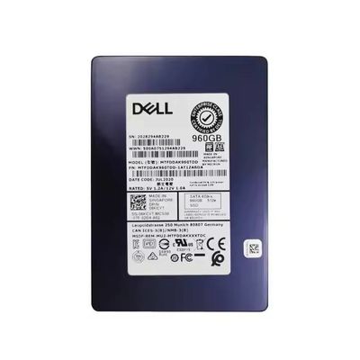 960G Server SSD Hard Drive 2.5 SATA S4510 Server Internal Storage State for s PowerEdge R750 R7525 G15 DXD9H Speed /