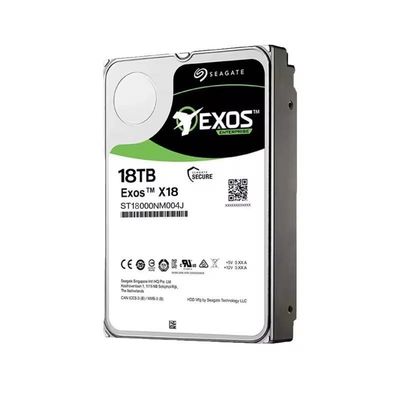 1.5Gb/s Noise Level Customized 3.5 Inch 18TB HDD 256MB SAS 12Gbps Hard Drives Disk ST18000NM004J with ABS Shell Material